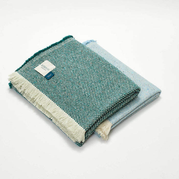 Recycled Wool Blanket: Seagreen / 120 x 150cm