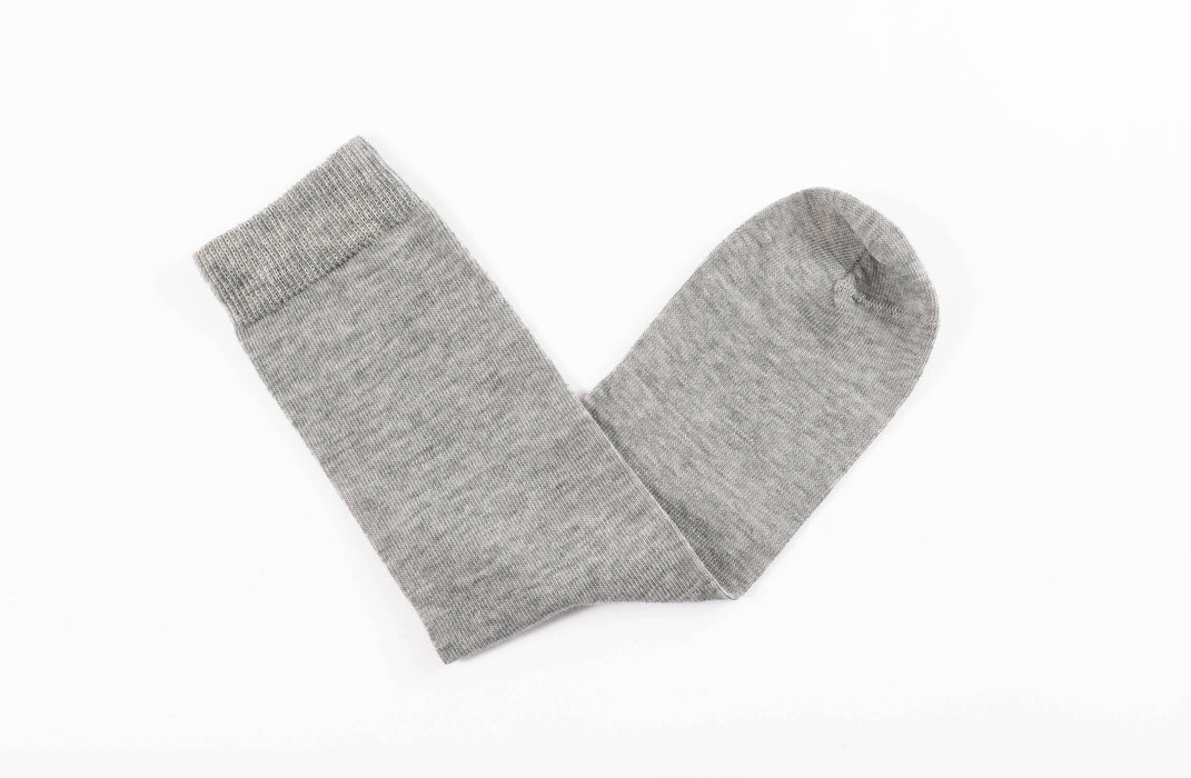 Grey Merino Socks: Small (UK 4-7)