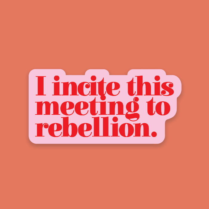 Feminist Quote Sticker - Suffragette Slogan