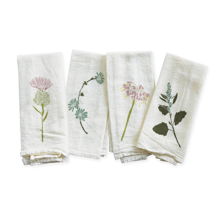Found & Foraged Napkins / Set of 4