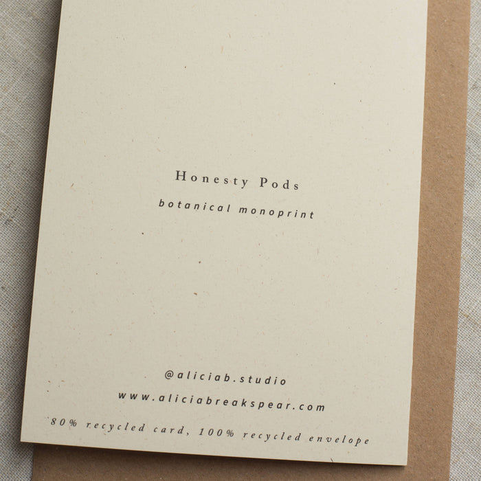 Honesty Pods Card