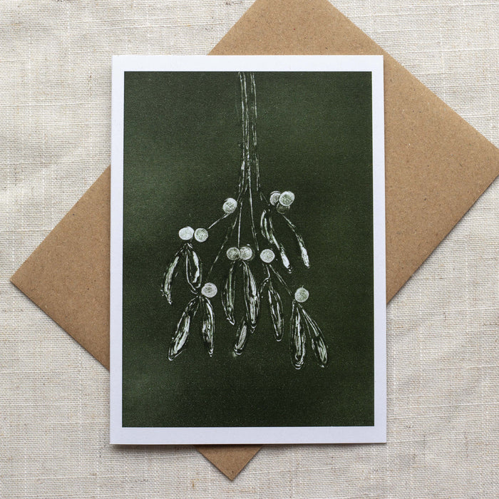Mistletoe - Recycled Card
