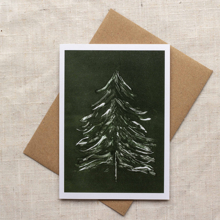 Pine Tree - Recycled Card