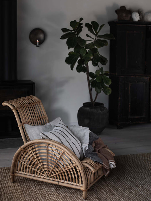 Melvin cushion cover 40x60 - taupe stripe