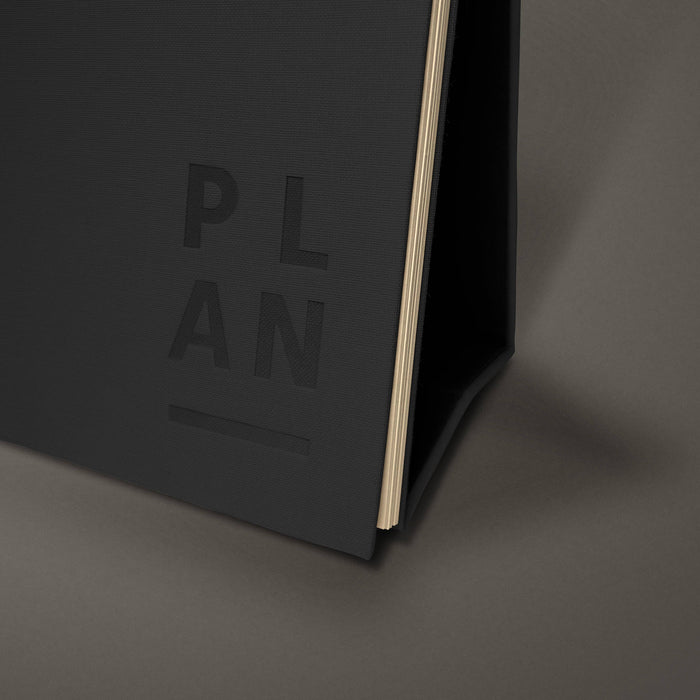 Black Desktop Planner // Blank Canvas