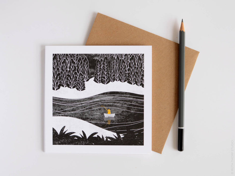 Gone Fishing Card
