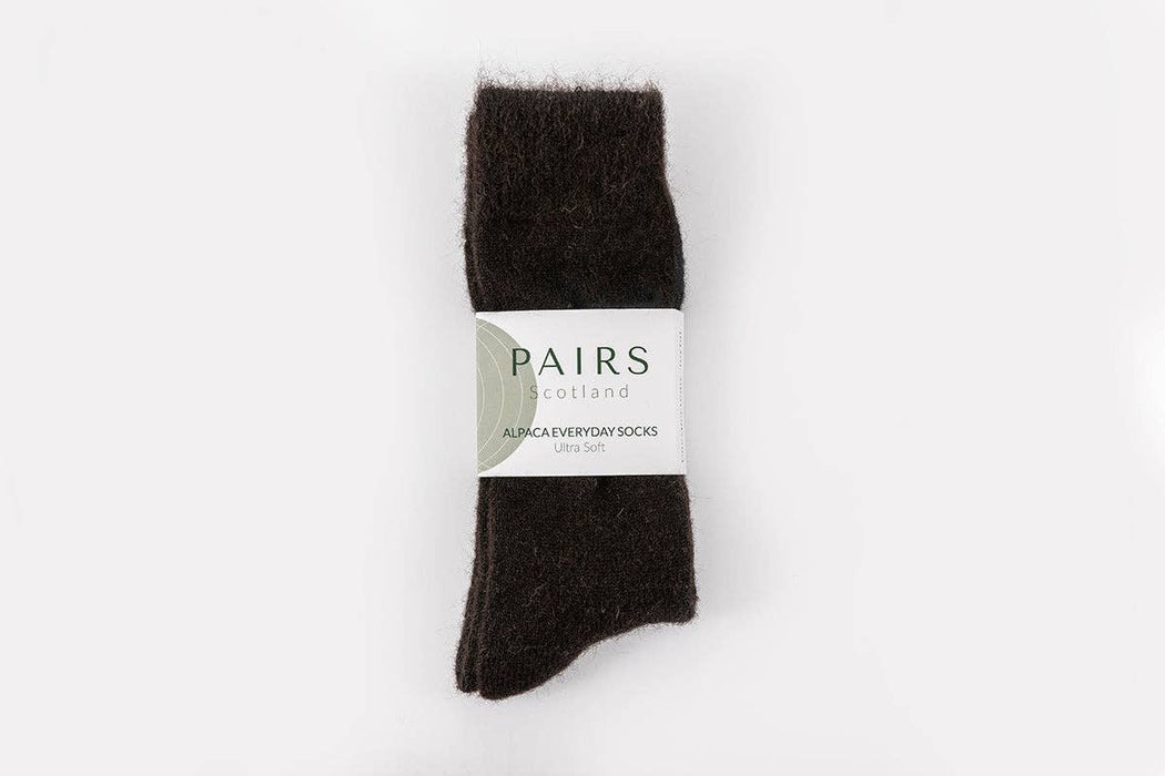 Ultra Soft Charcoal Alpaca : Small (UK 4-7)