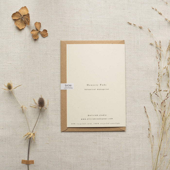 Honesty Pods Card