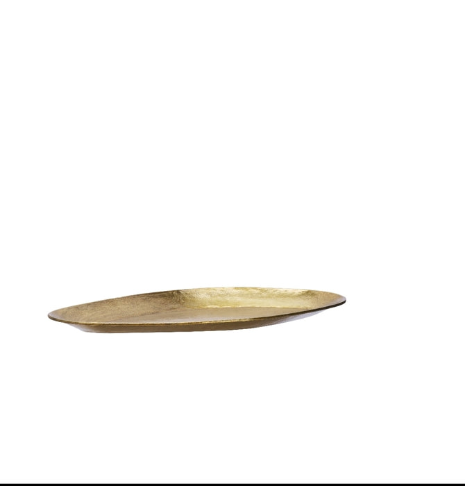Hammered Brass Tray