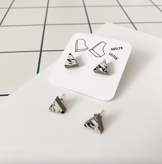 Tri Earrings - Print