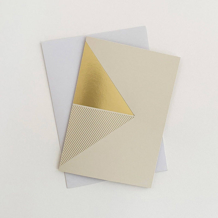 Reflex Card Brass & Mist