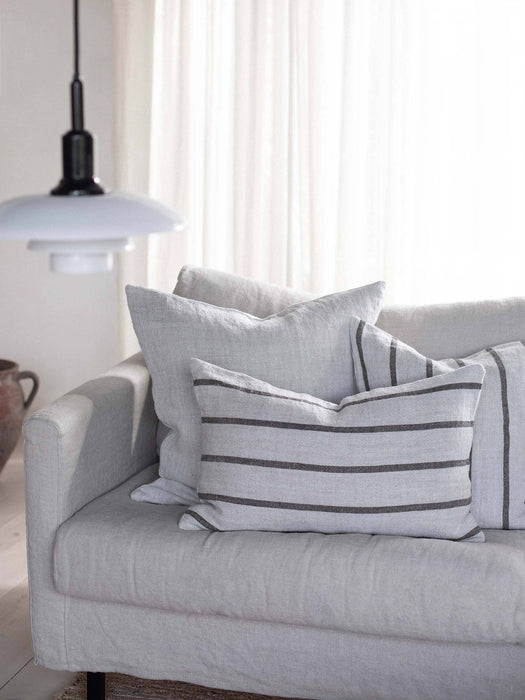 Melvin cushion cover 40x60 - taupe stripe