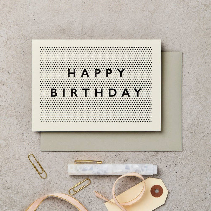 Pinpoint Birthday Greeting Card