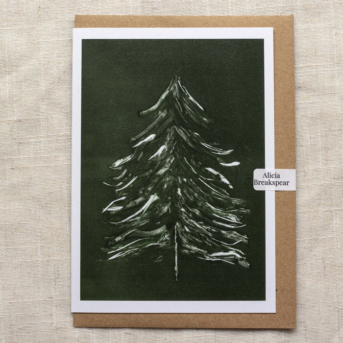 Pine Tree - Recycled Card