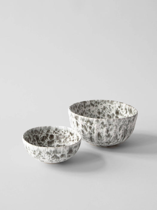 Rivoli bowl mini - green splatter