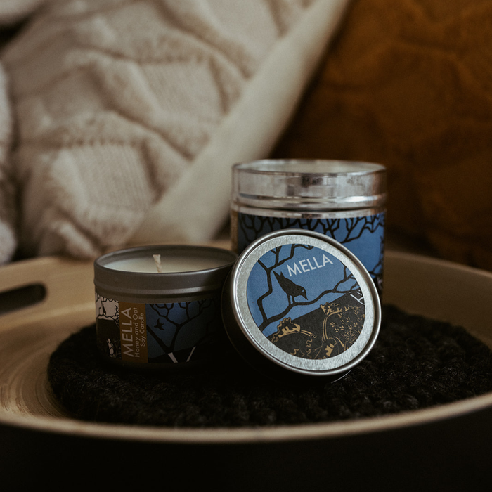 Honey and Oat Travel Candle