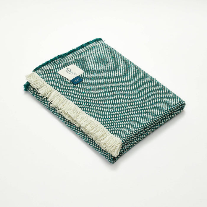 Recycled Wool Blanket: Seagreen / 120 x 150cm