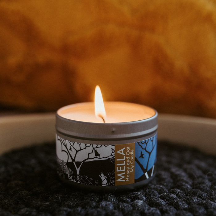Honey and Oat Travel Candle
