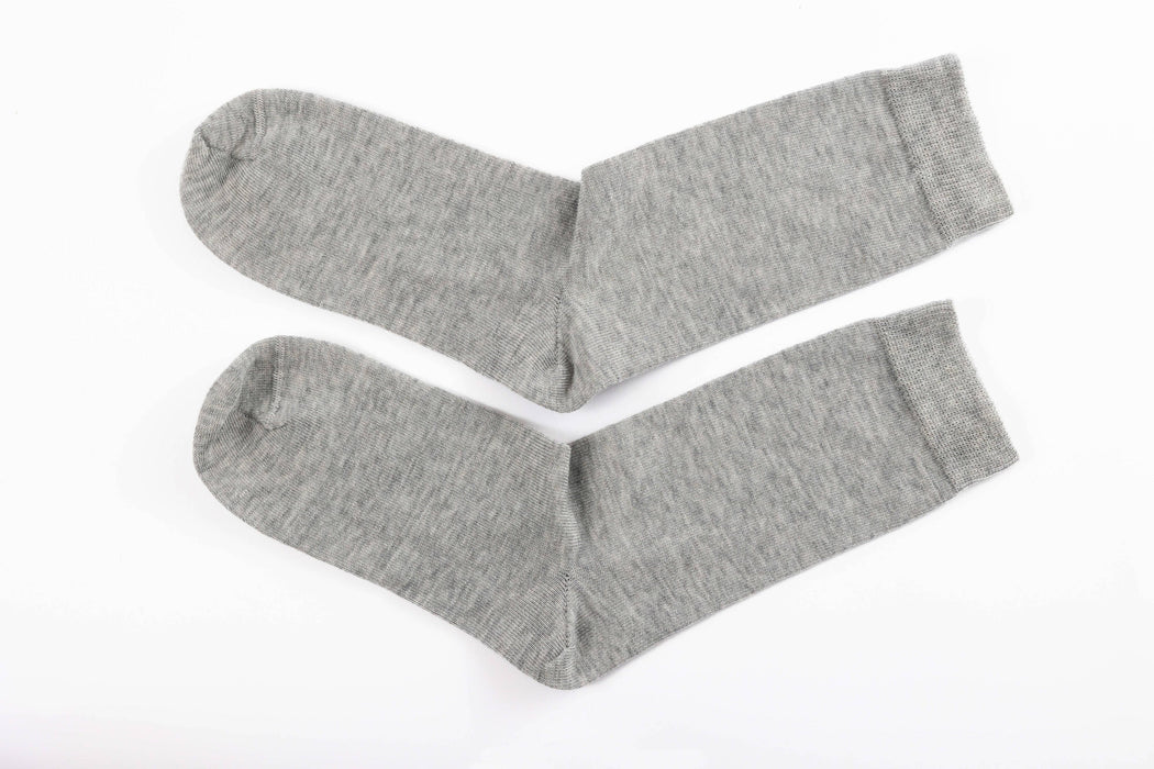 Grey Merino Socks: Small (UK 4-7)