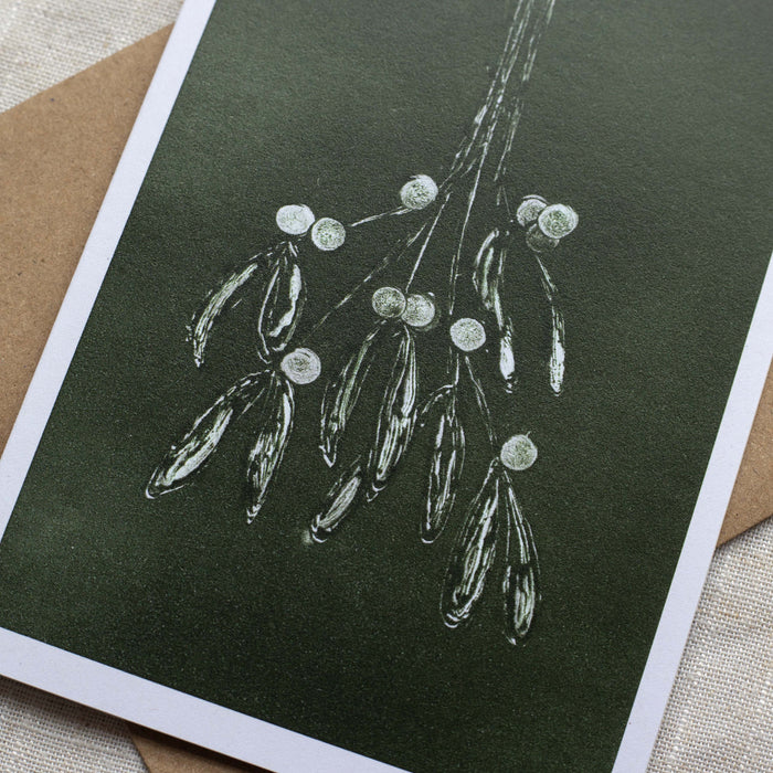 Mistletoe - Recycled Card