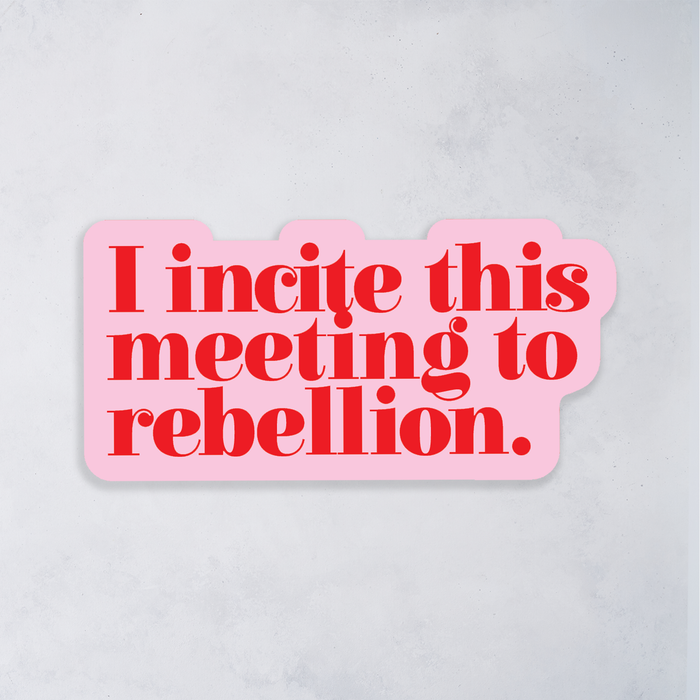 Feminist Quote Sticker - Suffragette Slogan