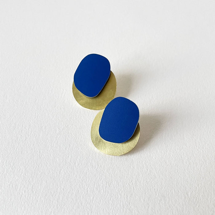 Brass Skim Earrings