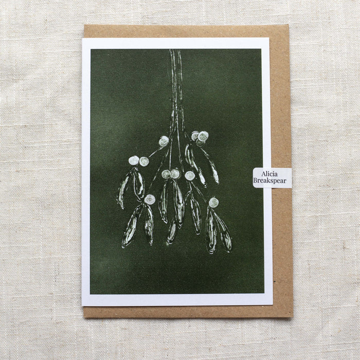 Mistletoe - Recycled Card