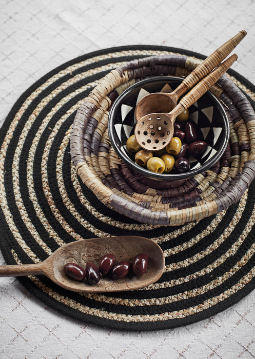Black/Natural Placemat