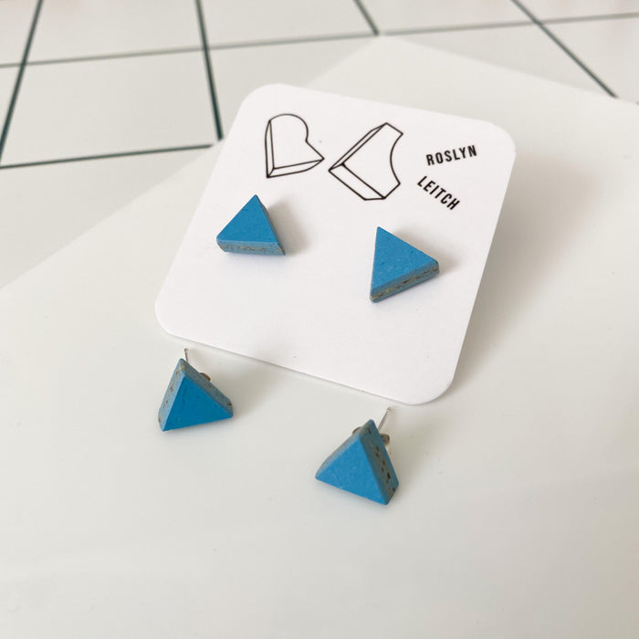 Tri Earrings - Nordic Blue