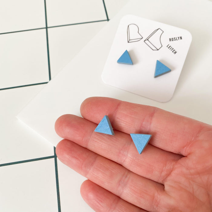 Tri Earrings - Nordic Blue