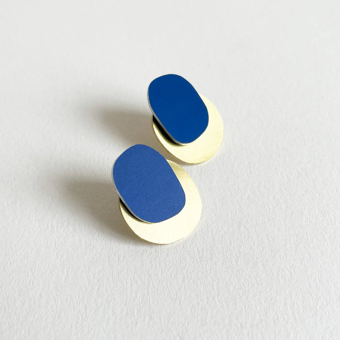 Brass Skim Earrings