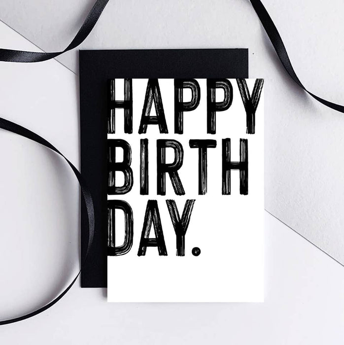 Happy Birthday Greetings Card