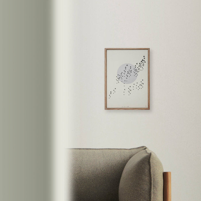 A4 Limited Edition Sky Full of Birds Letterpress Print