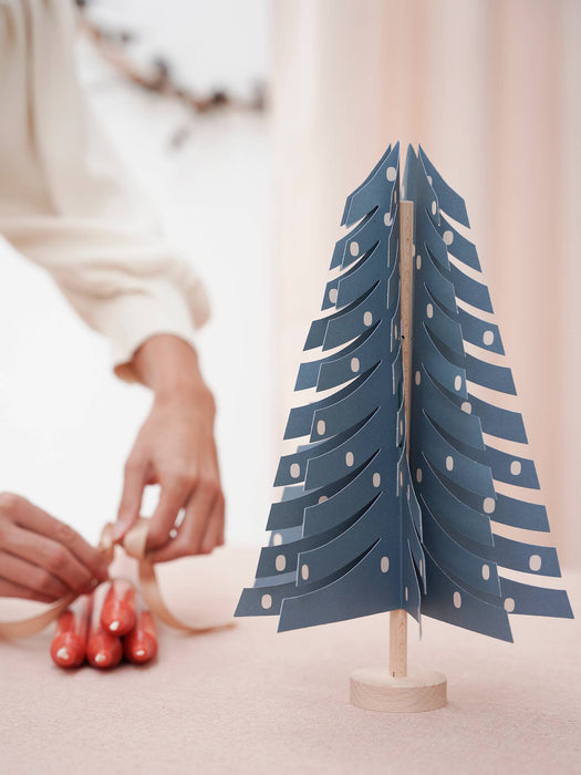 FIR Christmas tree dark blue