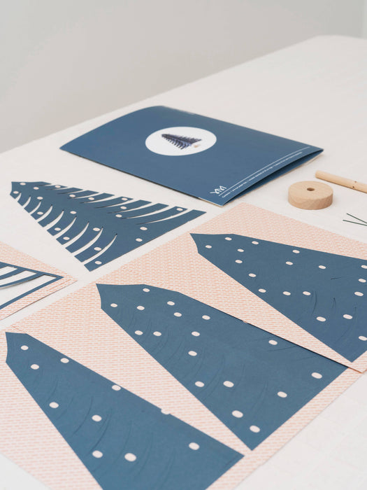 FIR Christmas tree dark blue