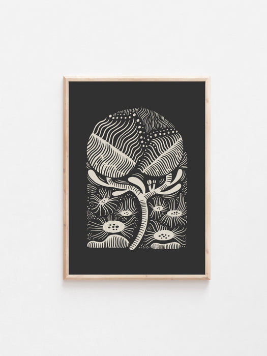 'Strange Flowers' A4 Print