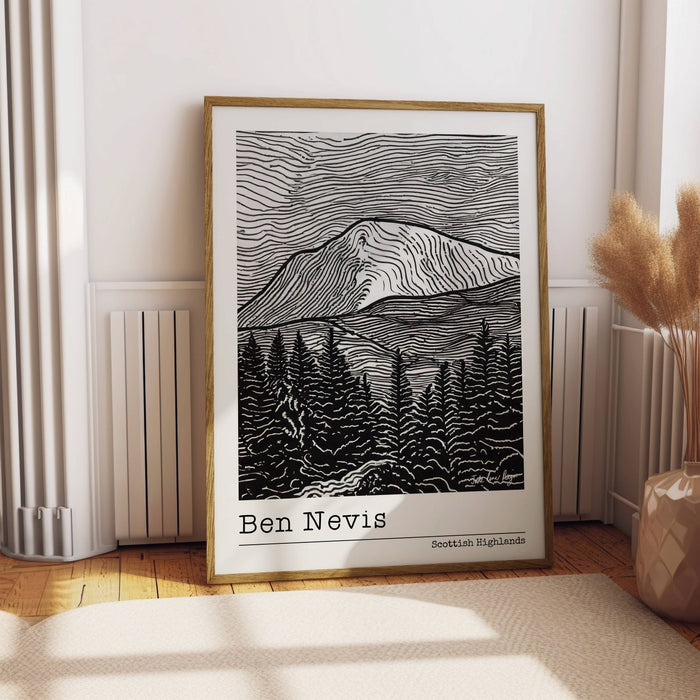 Ben Nevis Print: A4