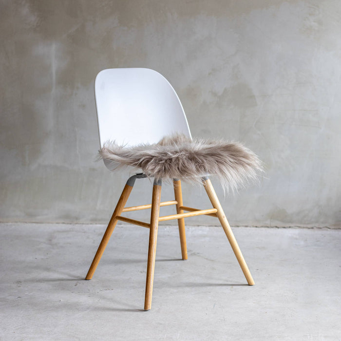 Icelandic Sheepskin Chair Pad: Taupe