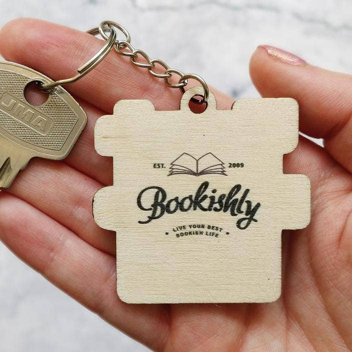 "Fierce" Wooden Keychain