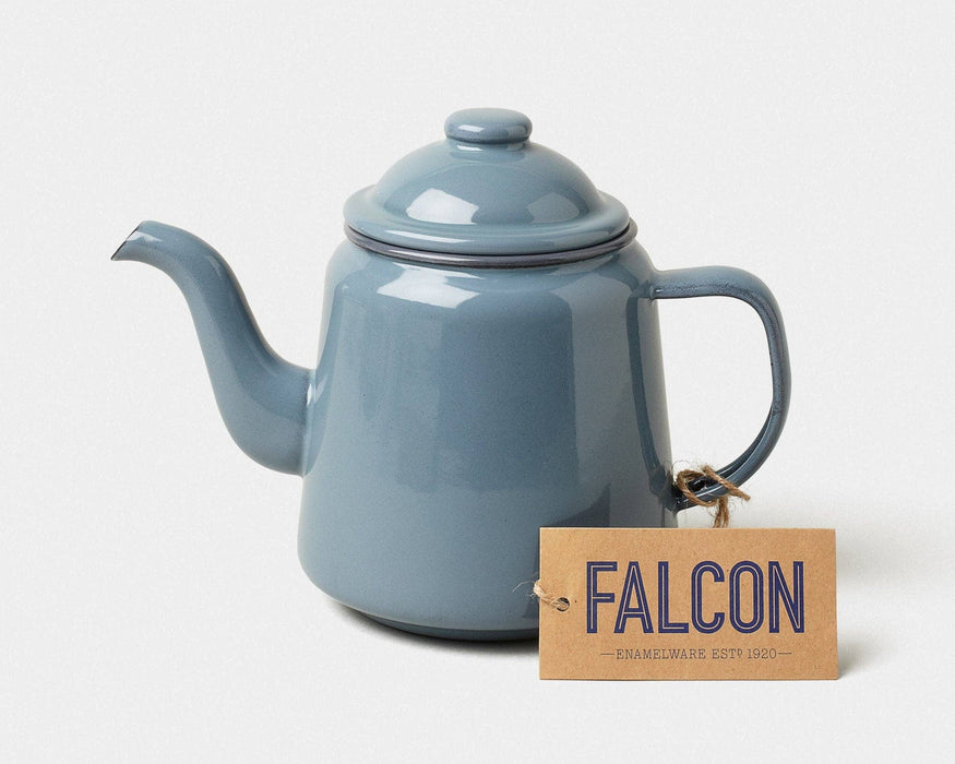 Enamel Teapot: Pigeon Grey