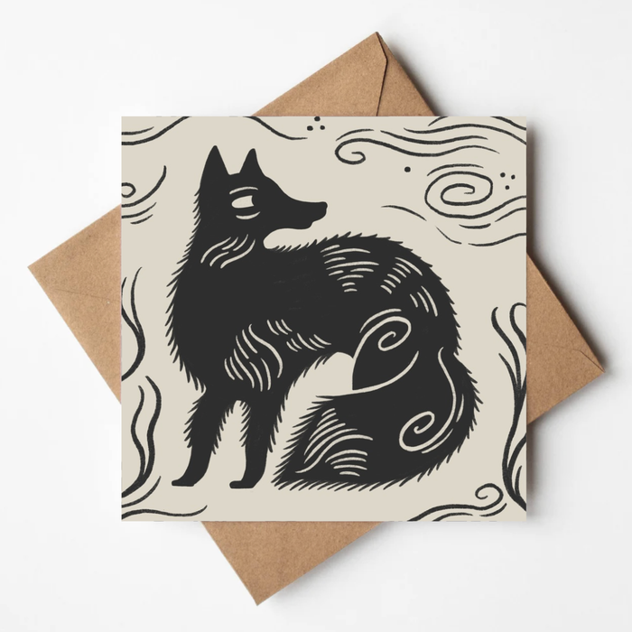'The Fox' Animal Card