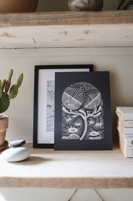 'Strange Flowers' A4 Print