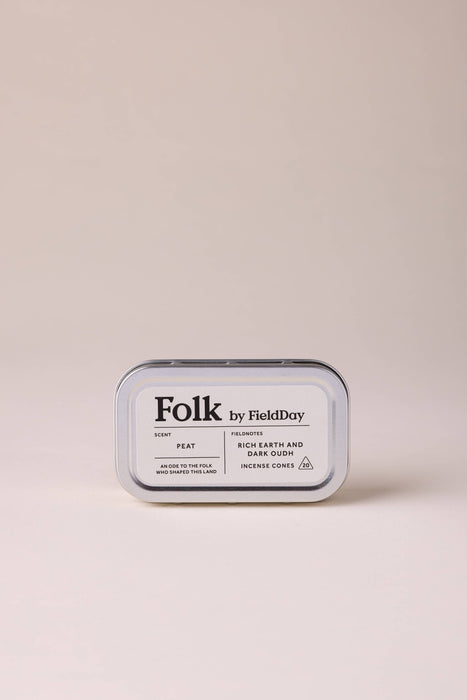 Peat Folk Tin of Incense Cones