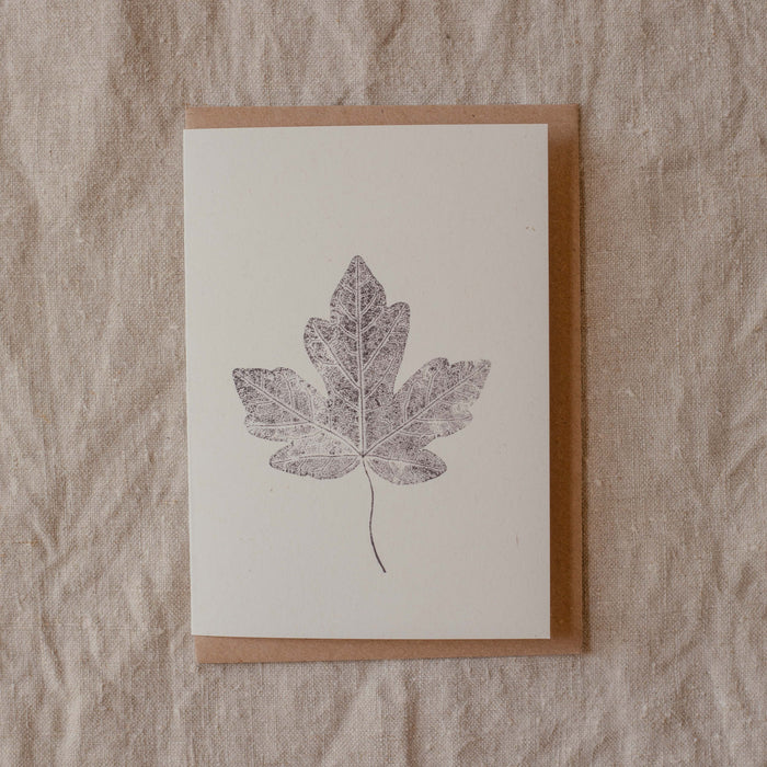 Field Maple Botanical Card A6