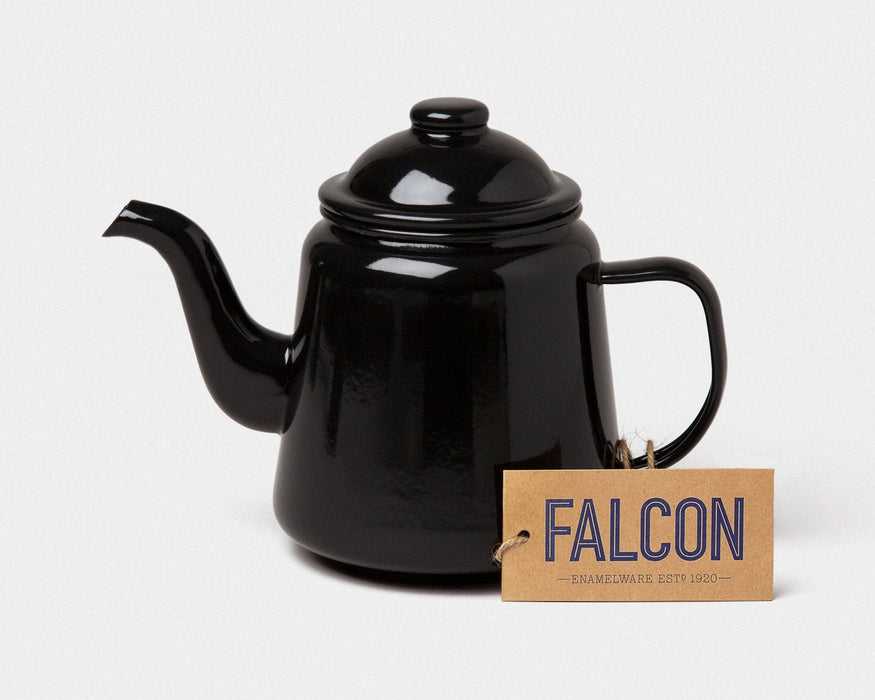 Enamel Teapot: Coal Black
