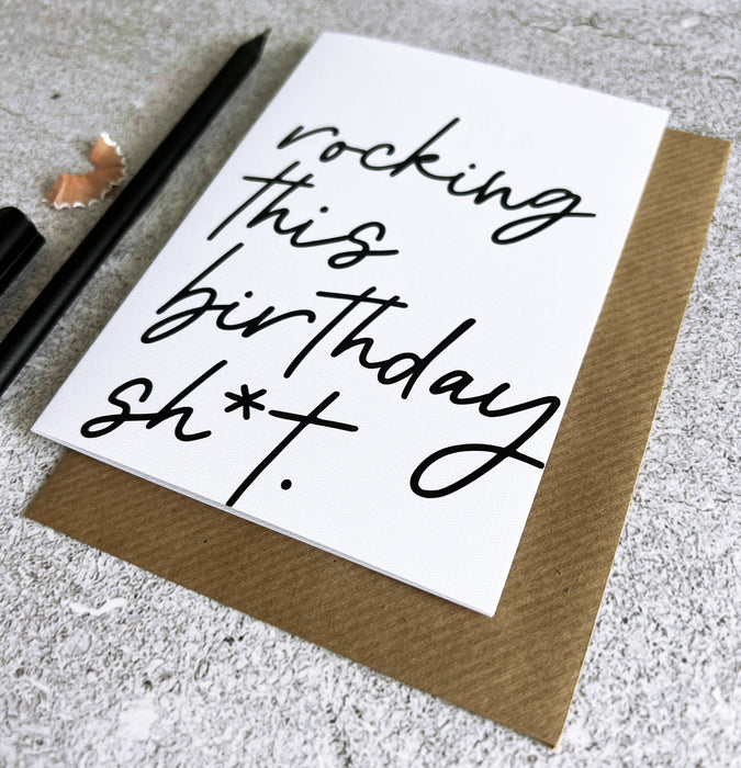 Rocking Birthday Card
