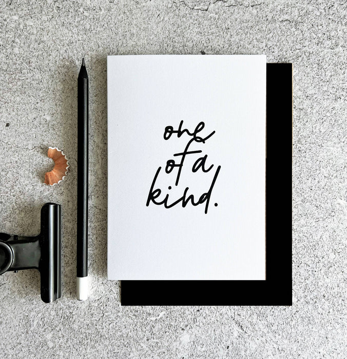 One of a Kind Greetings Card