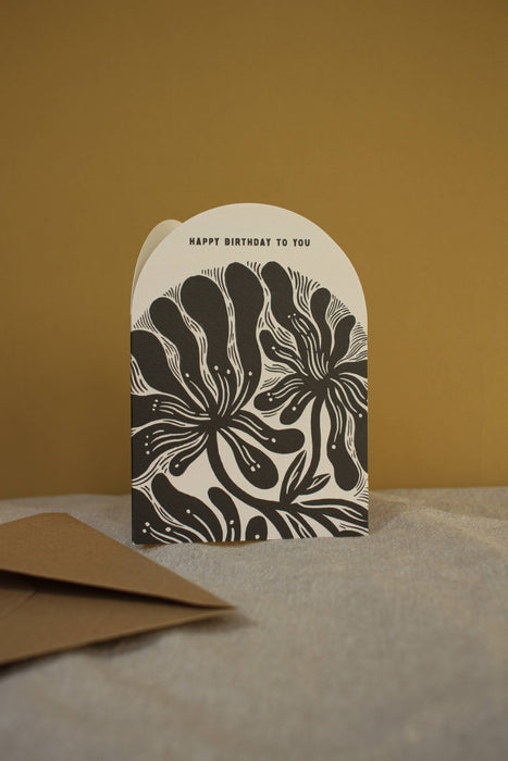 'Happy Birthday To You' Elegant Birthday Card: Naked