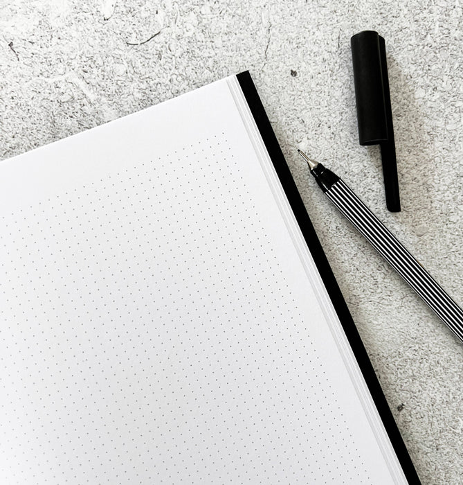 Oversized A5 Notebook (Lined & Dot Grid)