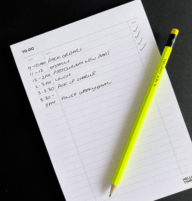 Time Task Tick - A5 To-Do Desk Pad